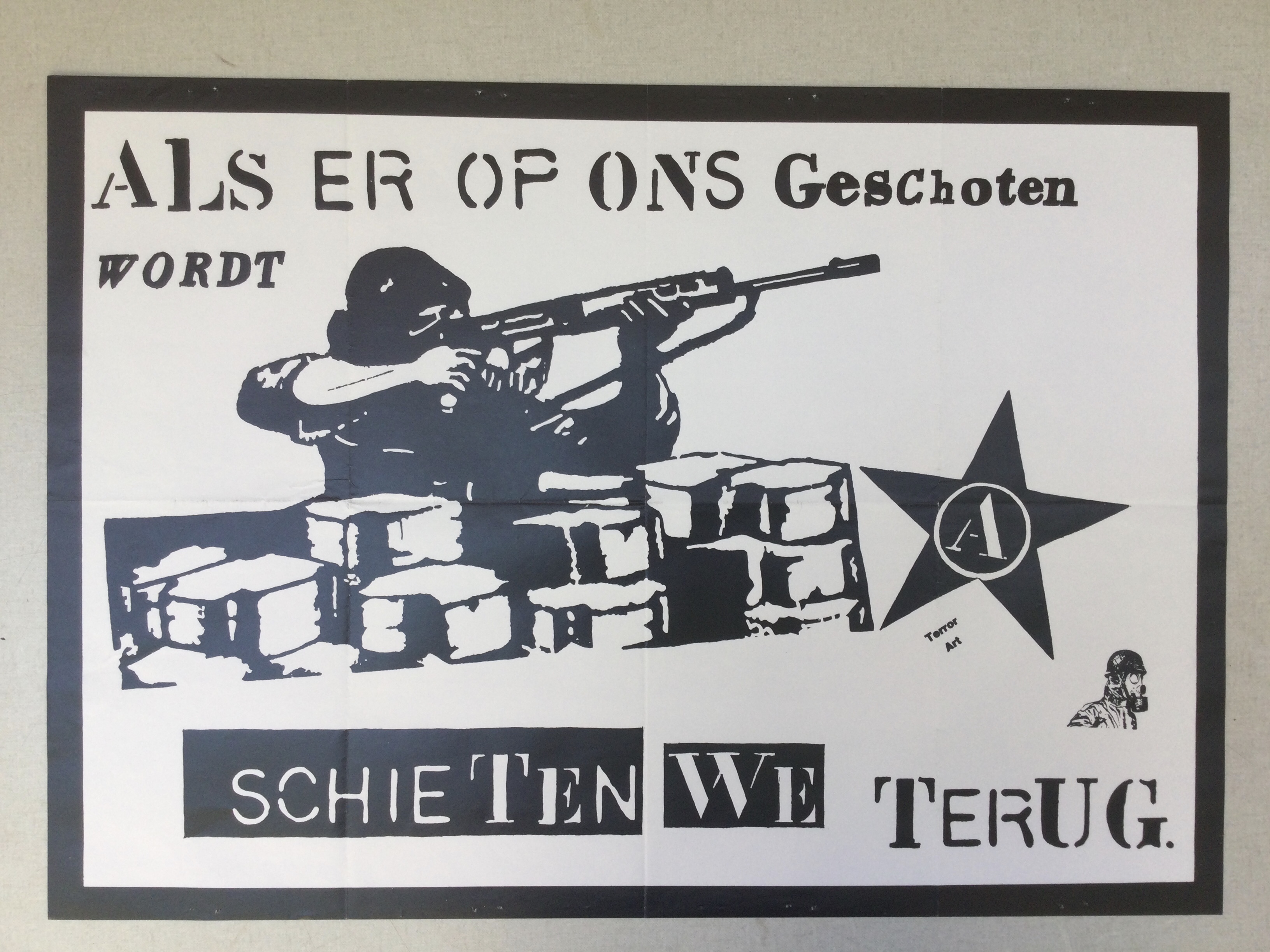 Als er op ons geschoten wordt, schieten we terug Als er op ons geschoten wordt, schieten we terug