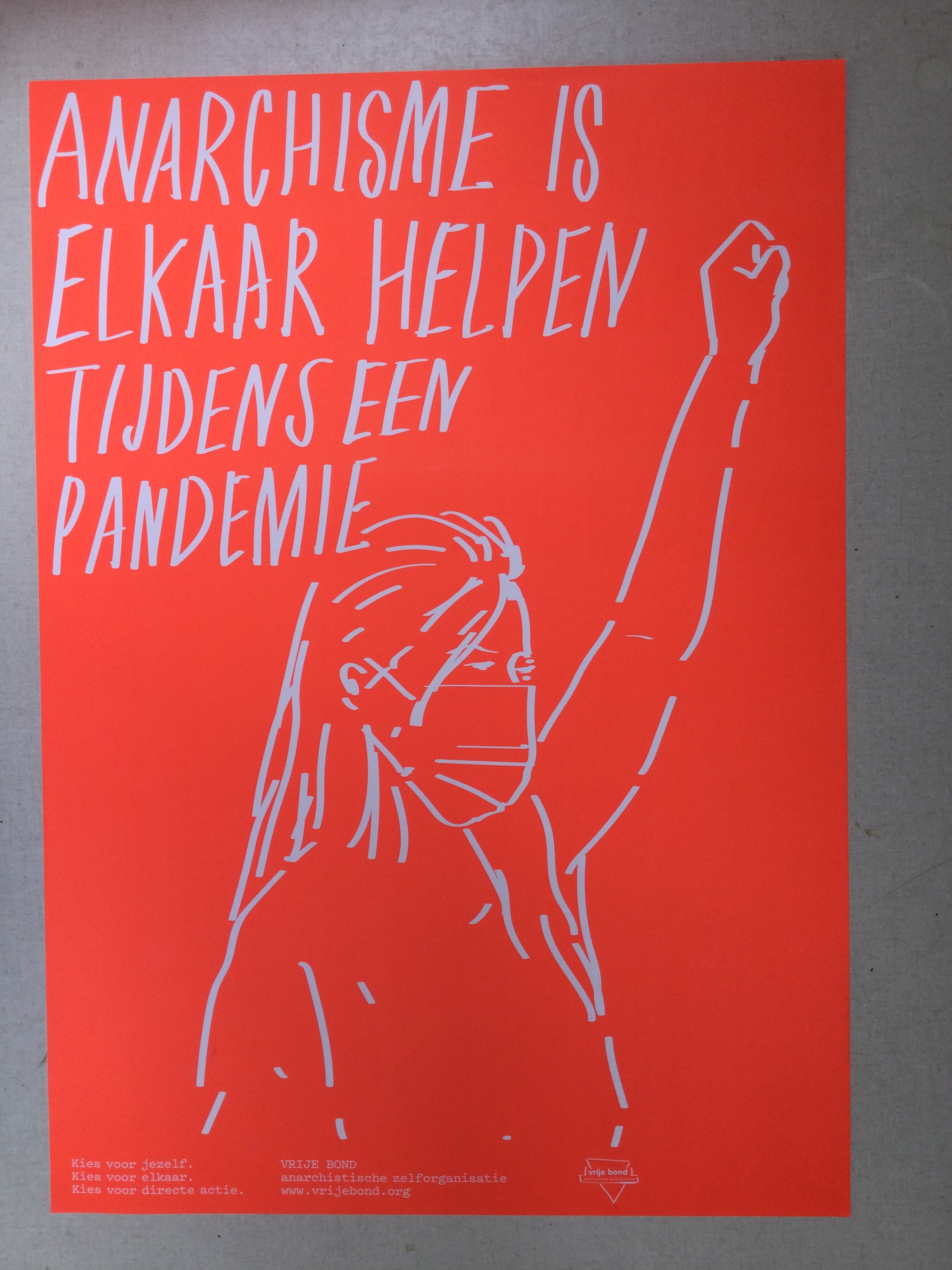 Anarchism is elkaar helpen tijdens een pandemie Anarchism is elkaar helpen tijdens een pandemie